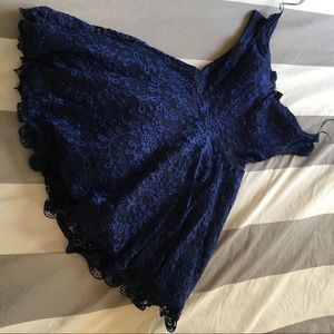 Windsor navy lace dress